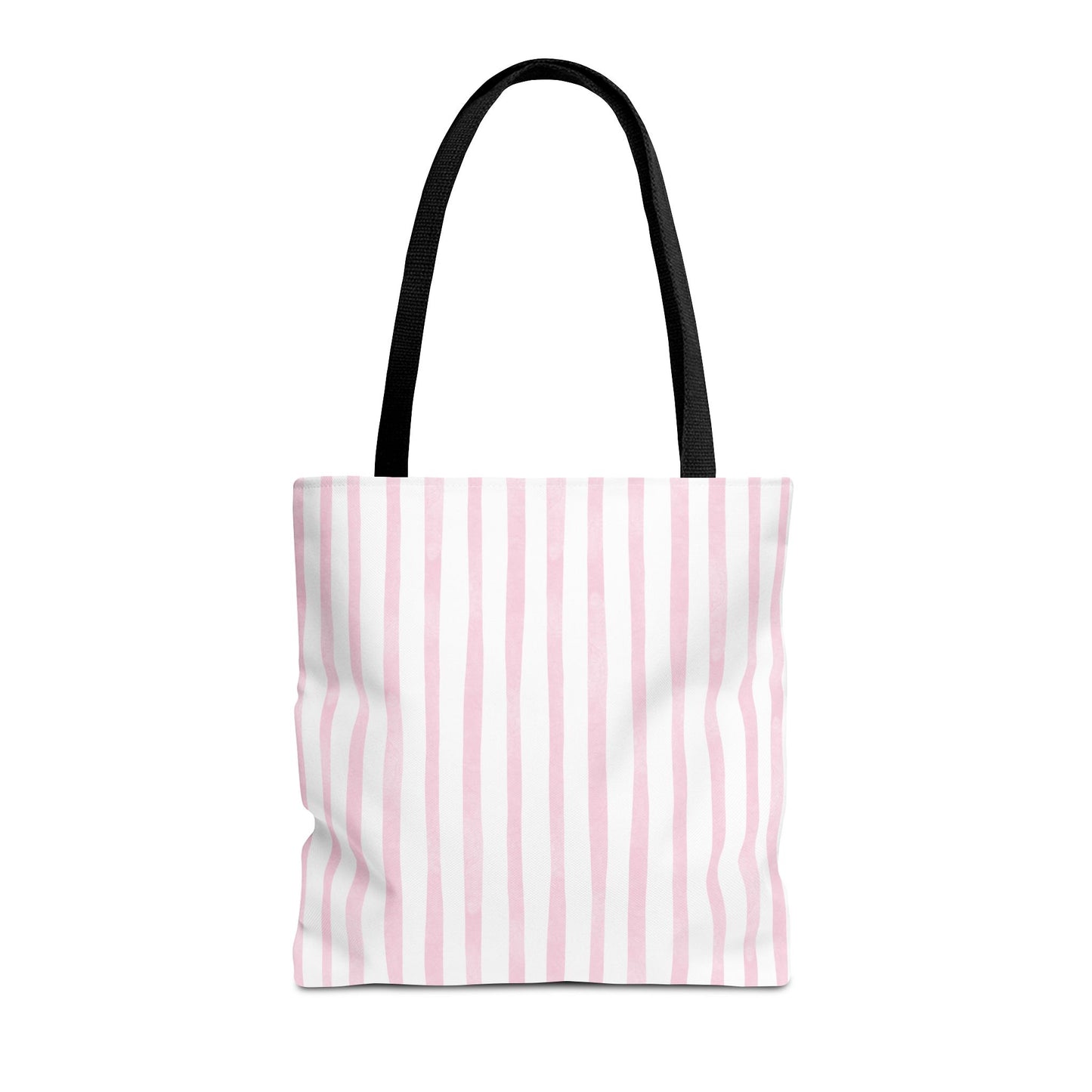 Cute Mauve Striped Tote Bag