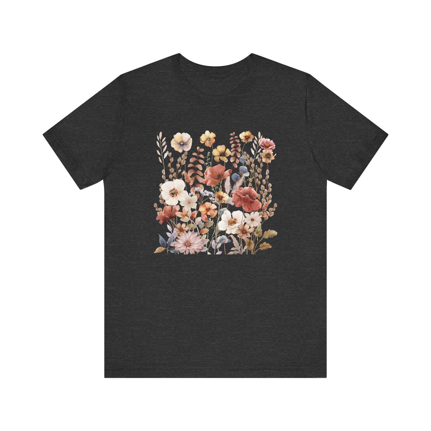 Vintage Floral Short Sleeve T-Shirt