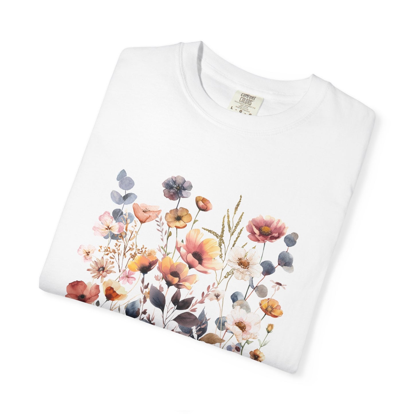 Boho Vintage Floral Print T-Shirt