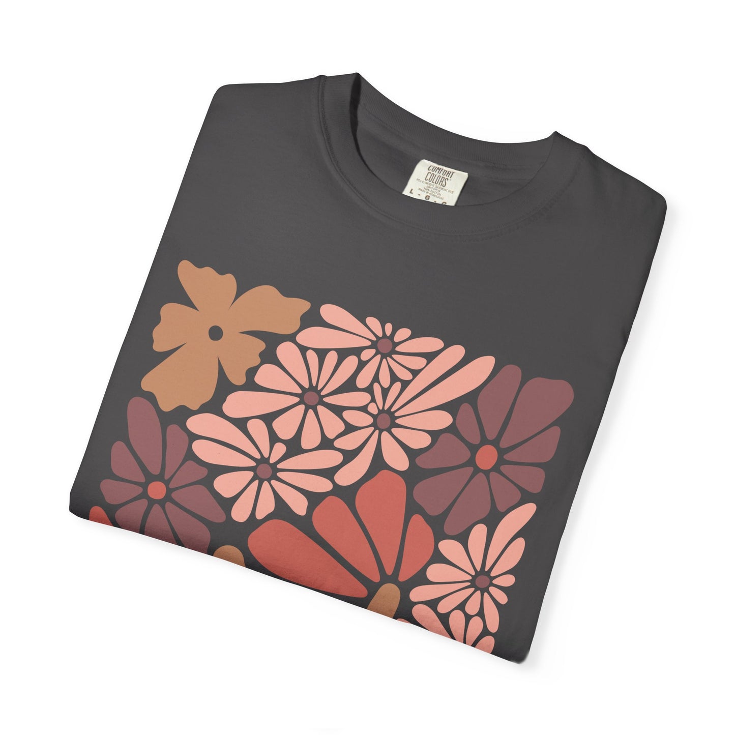 Modern Floral Print T-Shirt