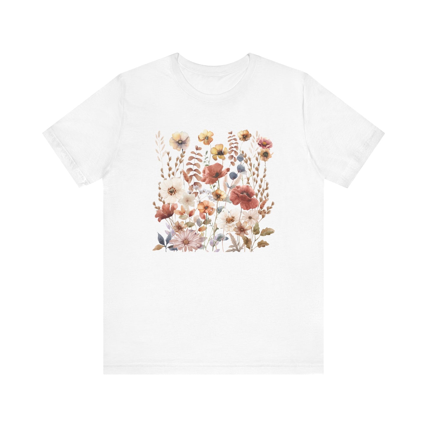 Vintage Floral Short Sleeve T-Shirt
