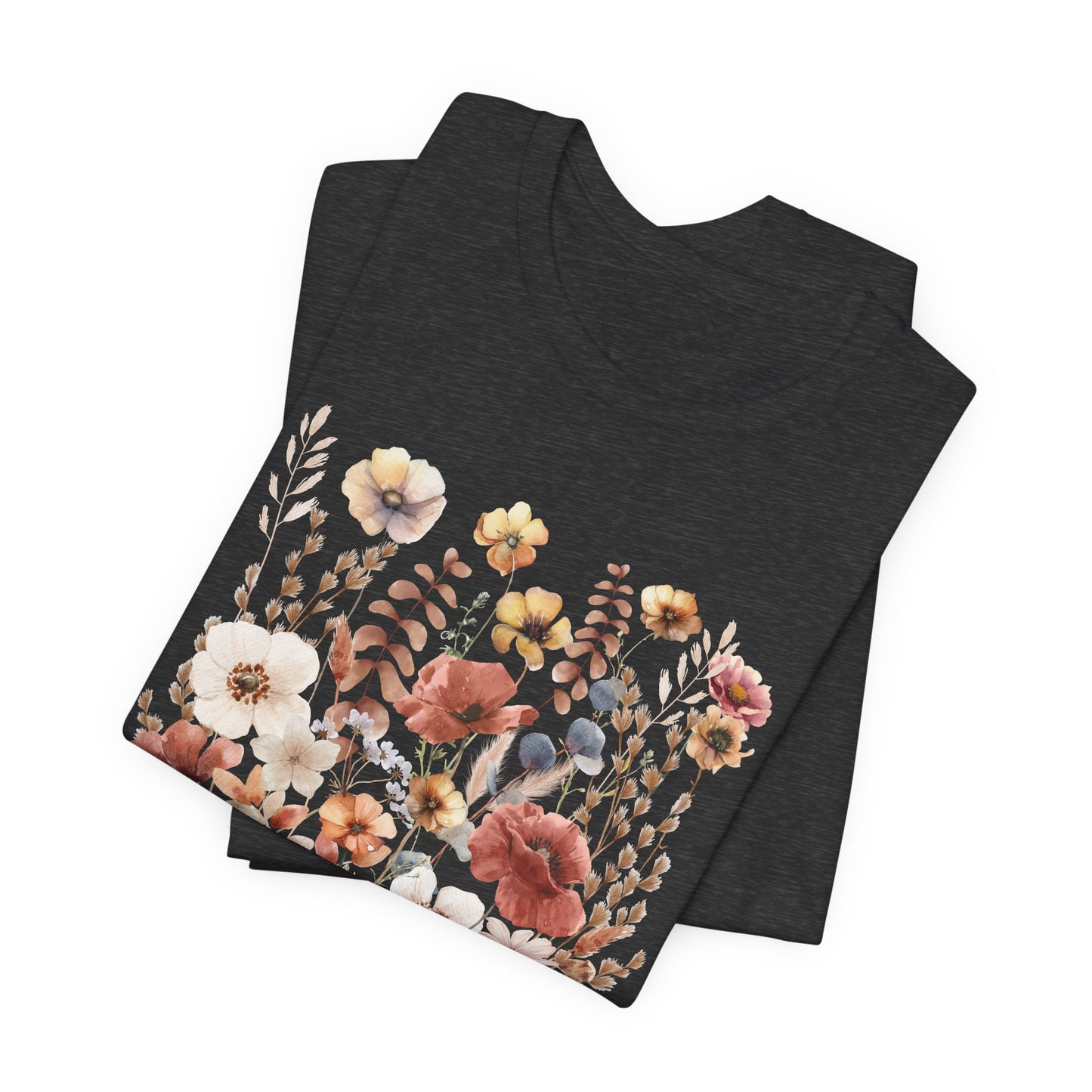 Vintage Floral Short Sleeve T-Shirt