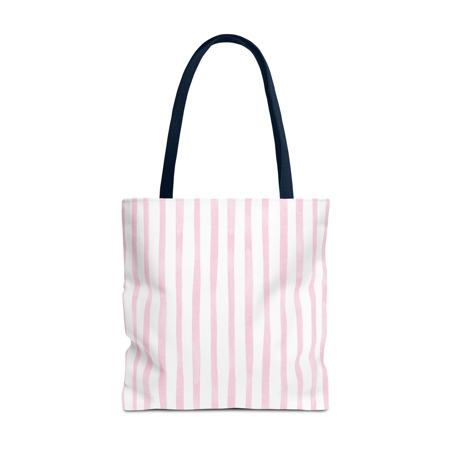 Cute Mauve Striped Tote Bag