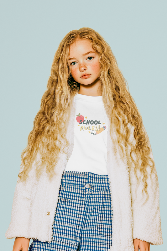 Cool School Rules T-Shirt for Kids