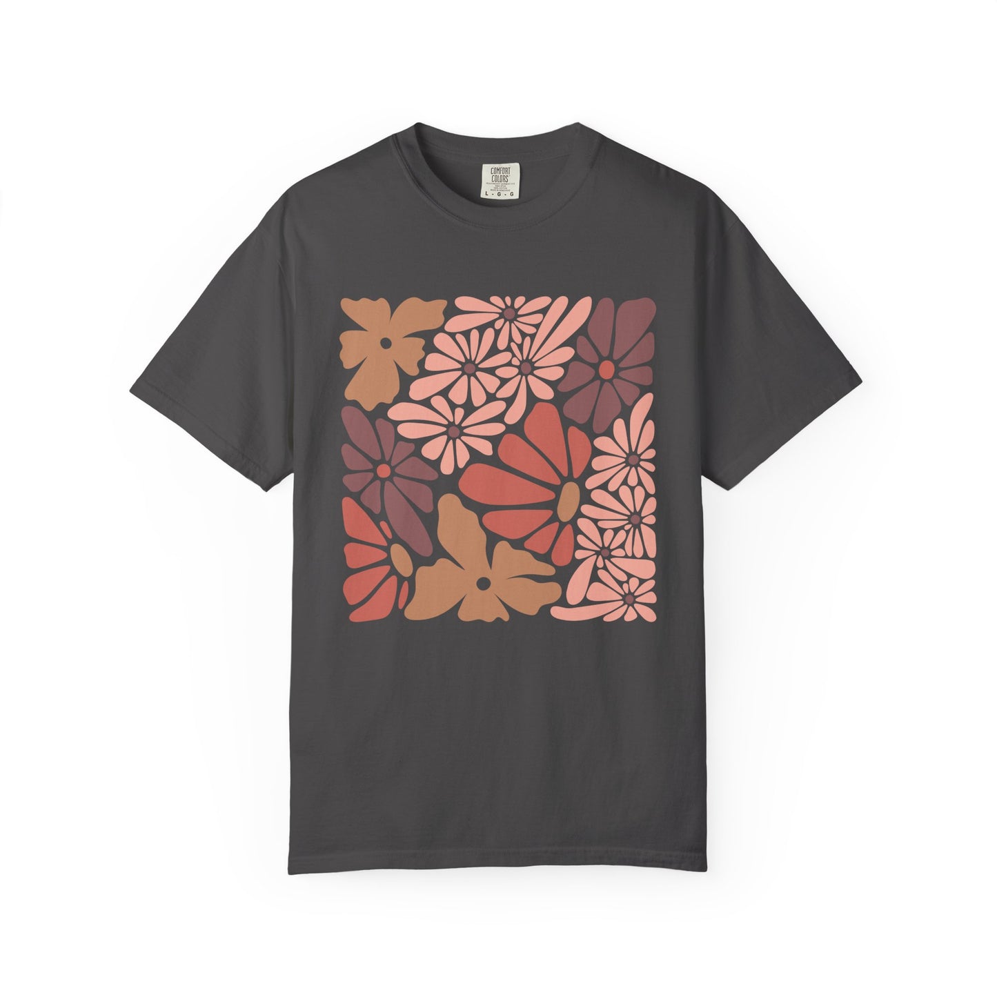 Modern Floral Print T-Shirt