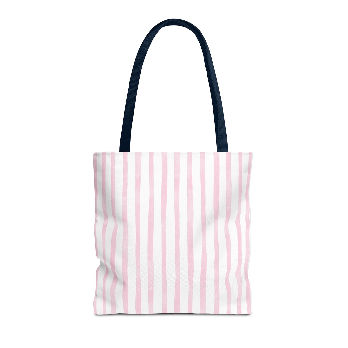 Cute Mauve Striped Tote Bag