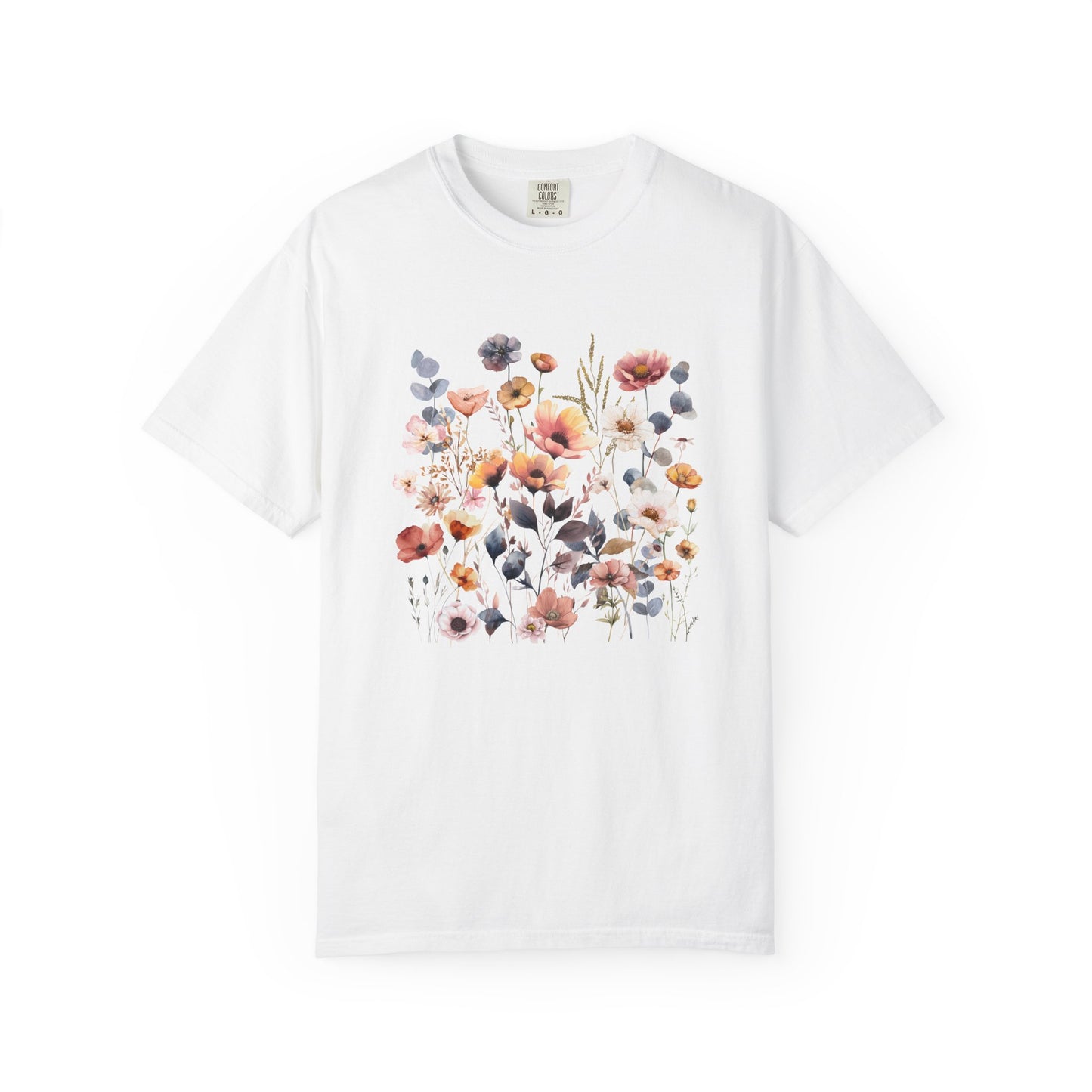 Boho Vintage Floral Print T-Shirt
