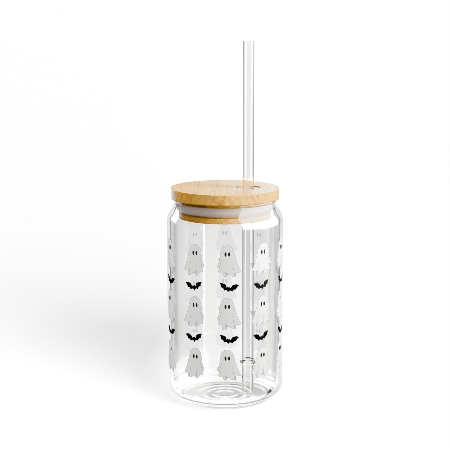 Cute Ghostly Sipper Glass – 16oz