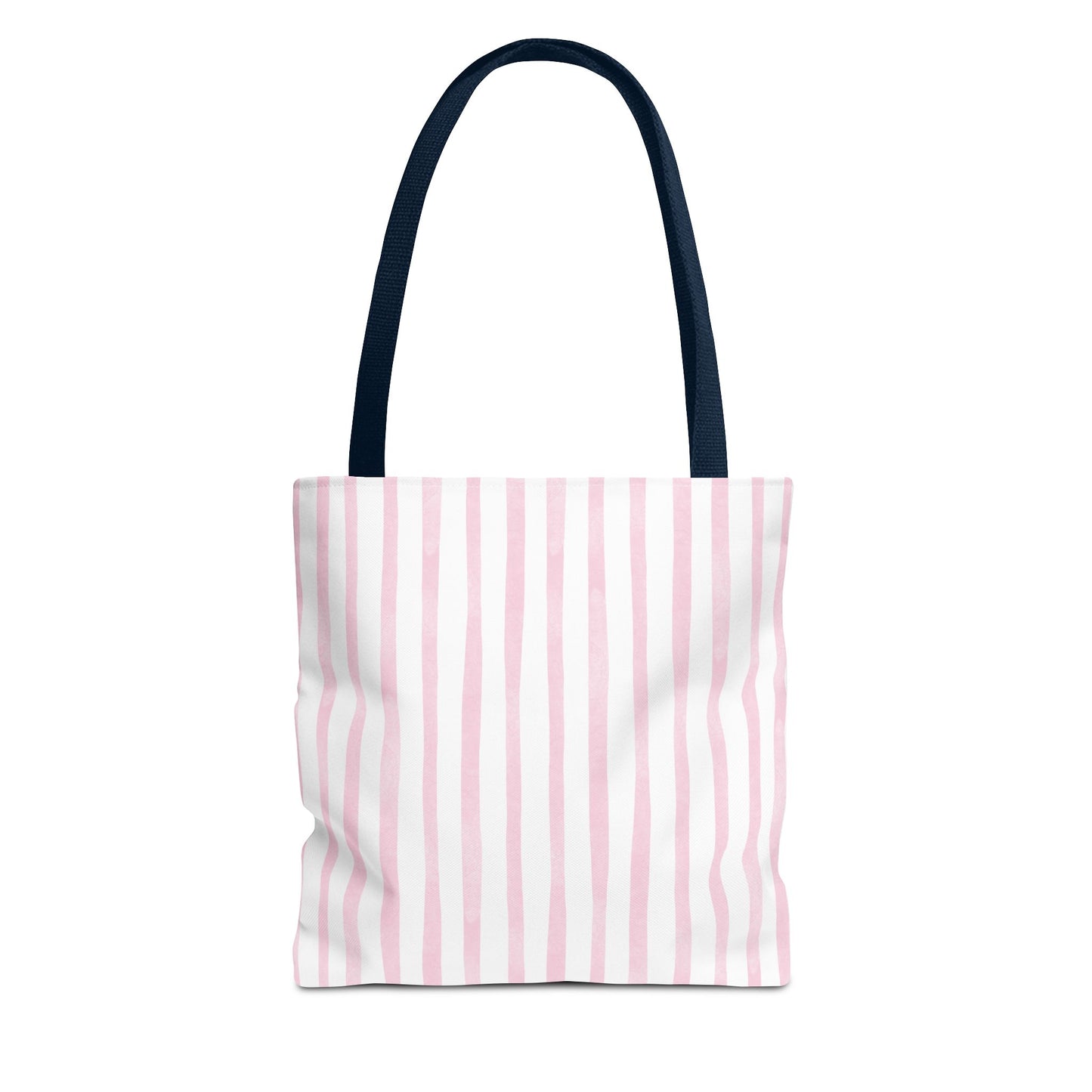 Cute Mauve Striped Tote Bag