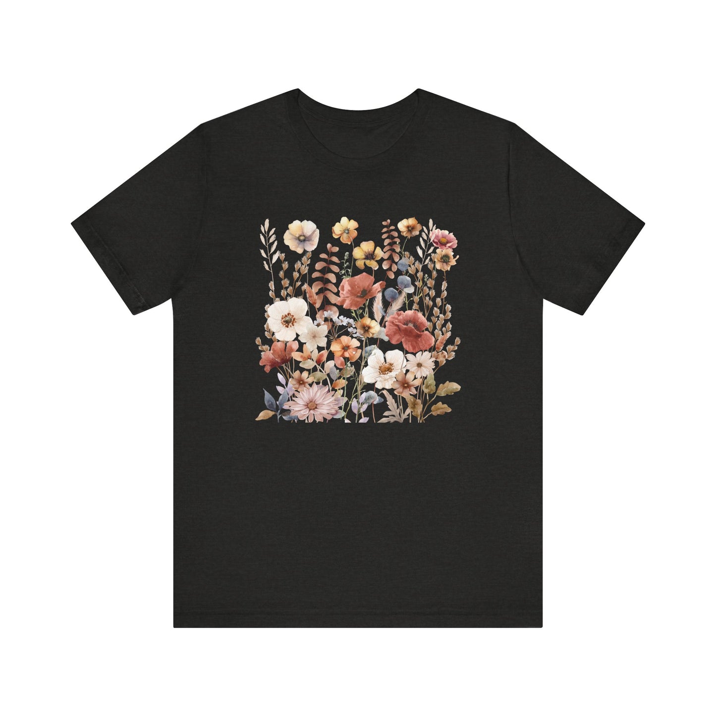 Vintage Floral Short Sleeve T-Shirt