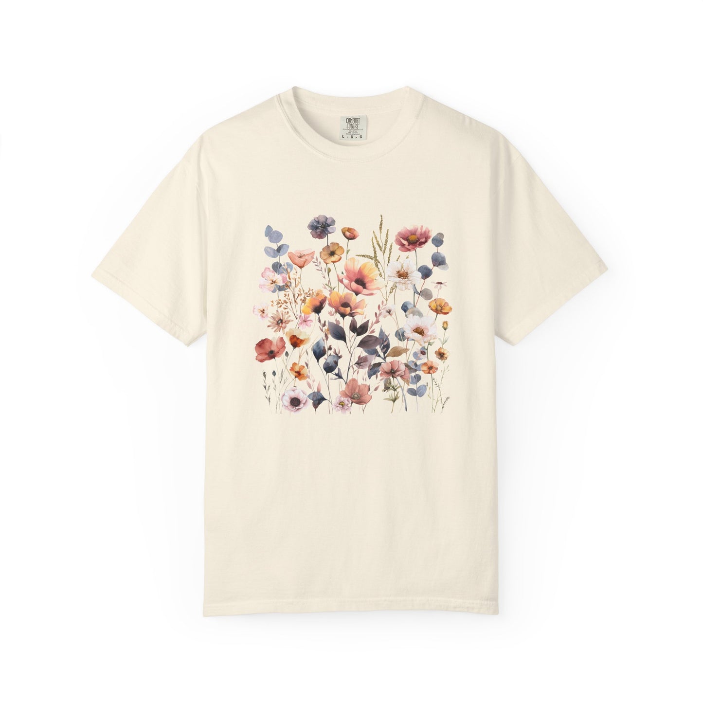 Boho Vintage Floral Print T-Shirt