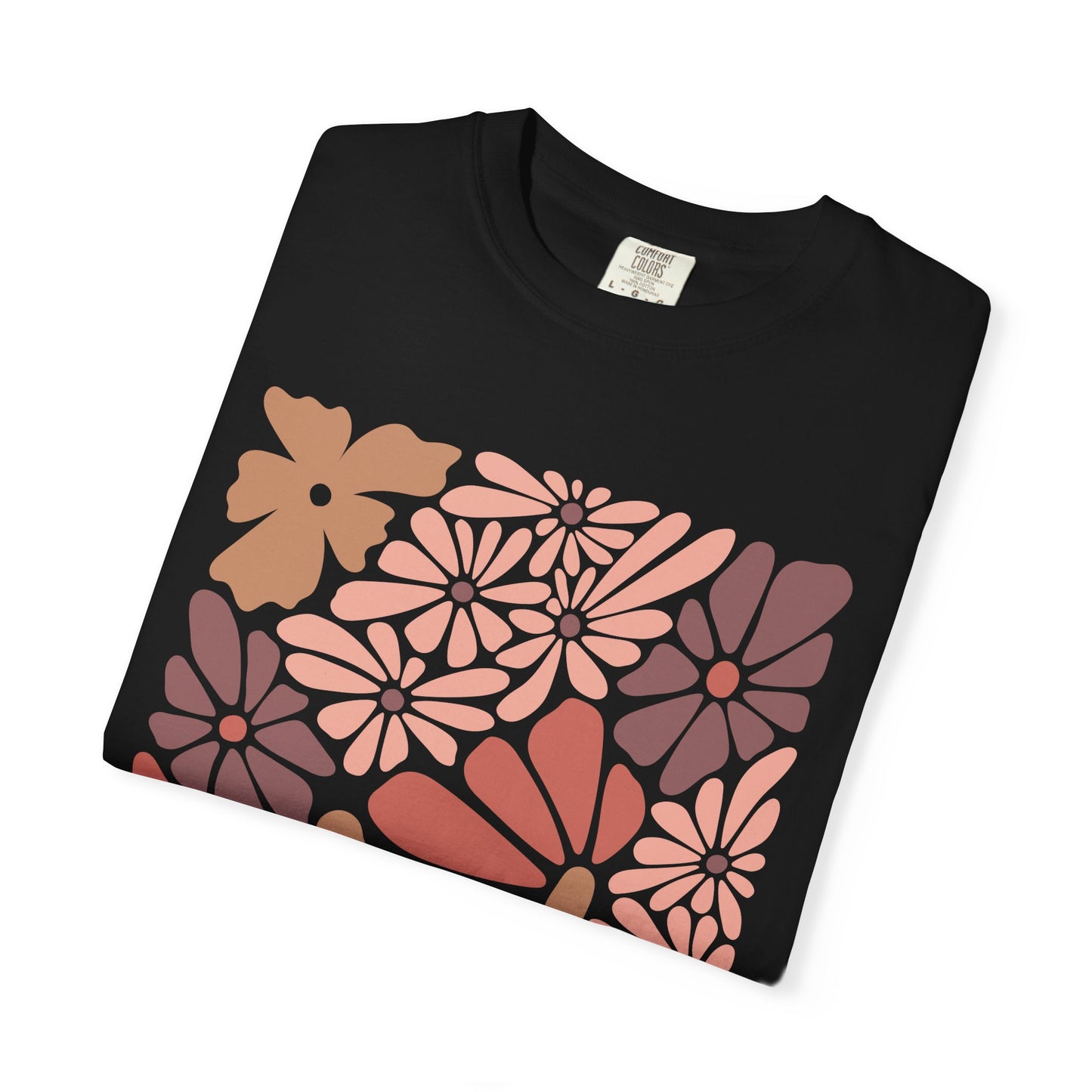 Modern Floral Print T-Shirt