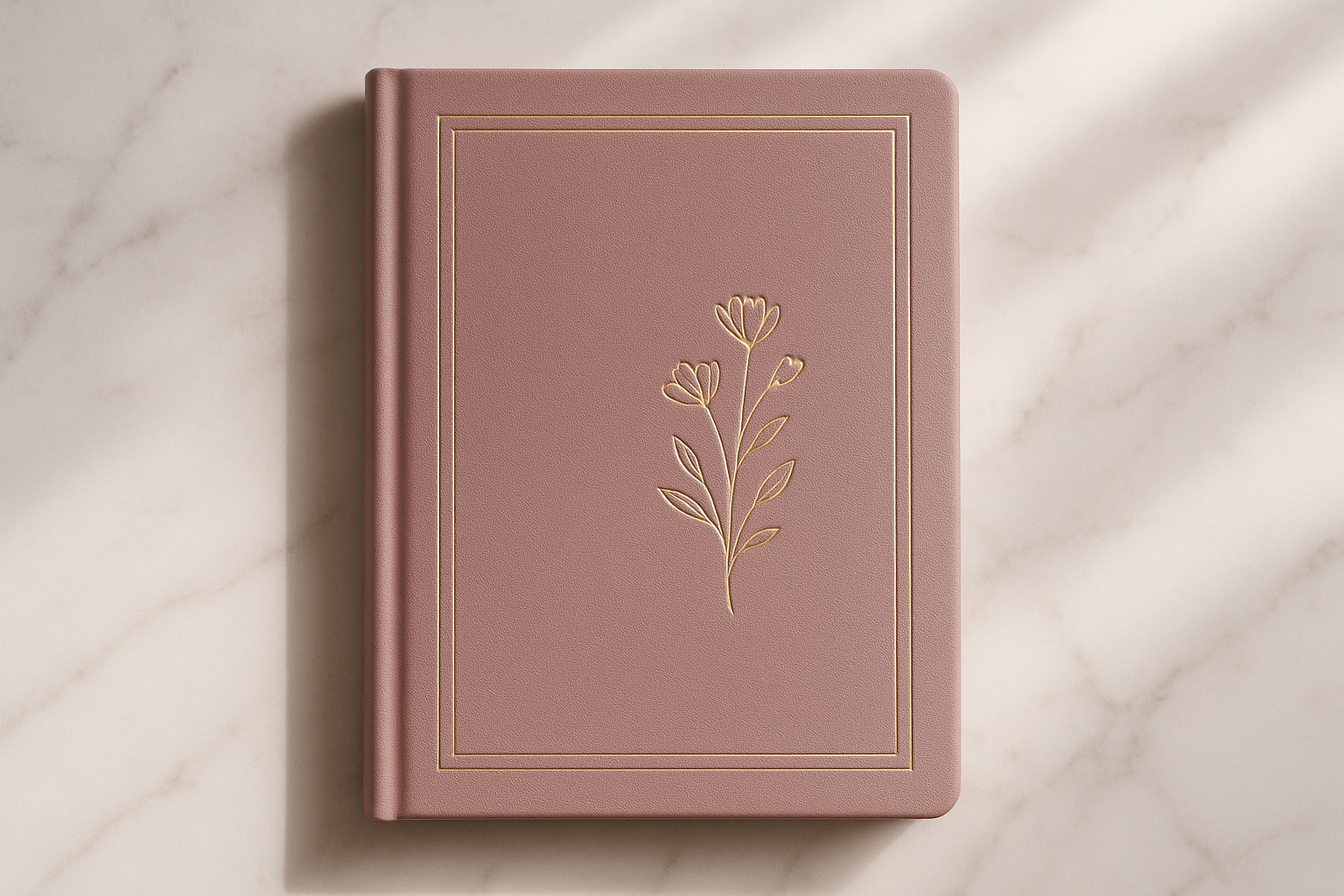 mauve journal book aesthetic