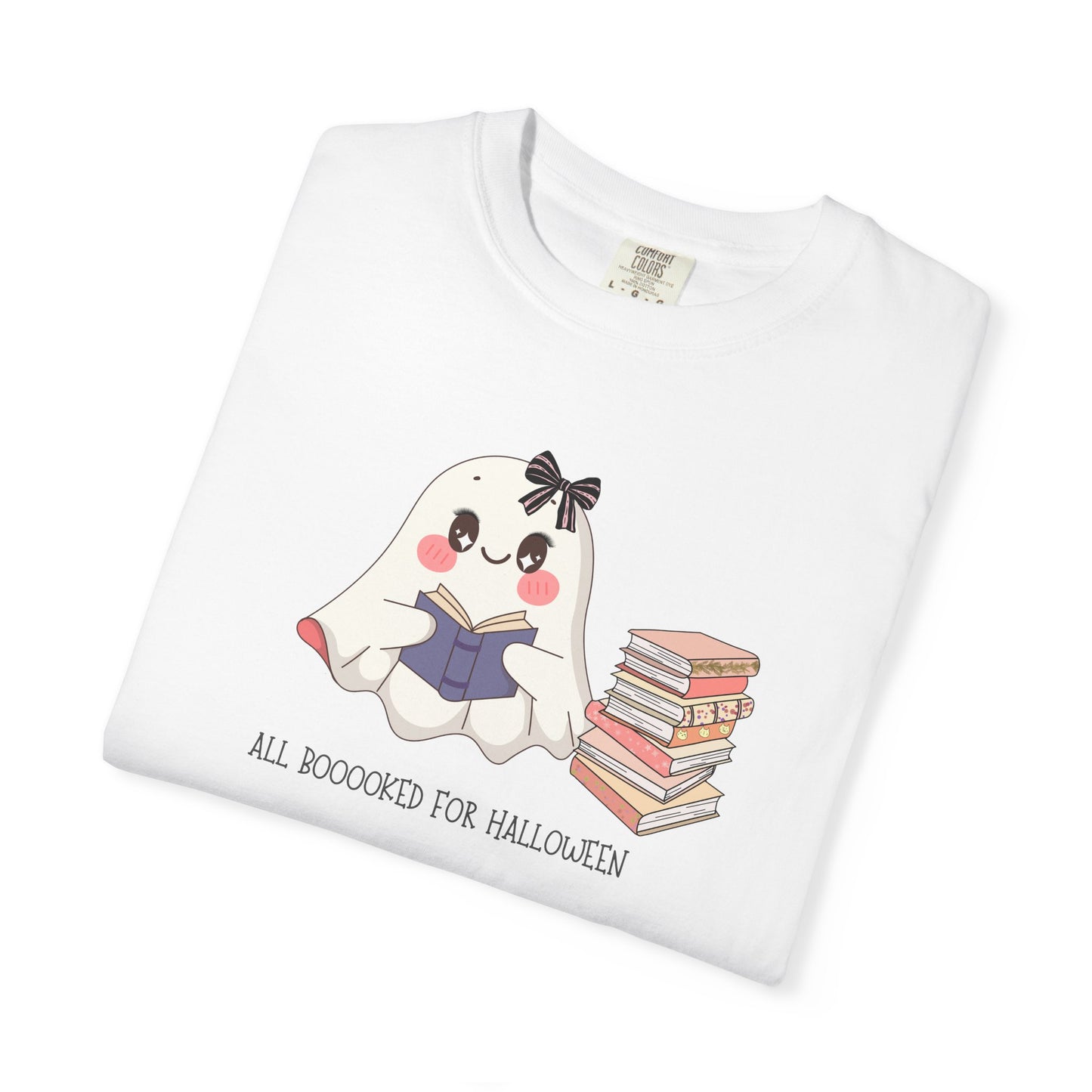Cute Halloween Ghost Reader T-Shirt