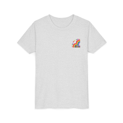 Color Your World T-Shirt for Kids – Rainbow & Crayons Graphic Tee