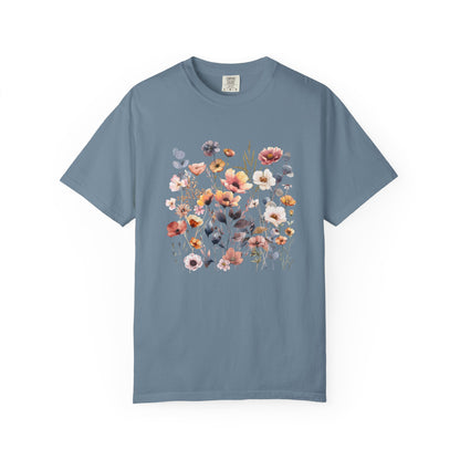 Boho Vintage Floral Print T-Shirt
