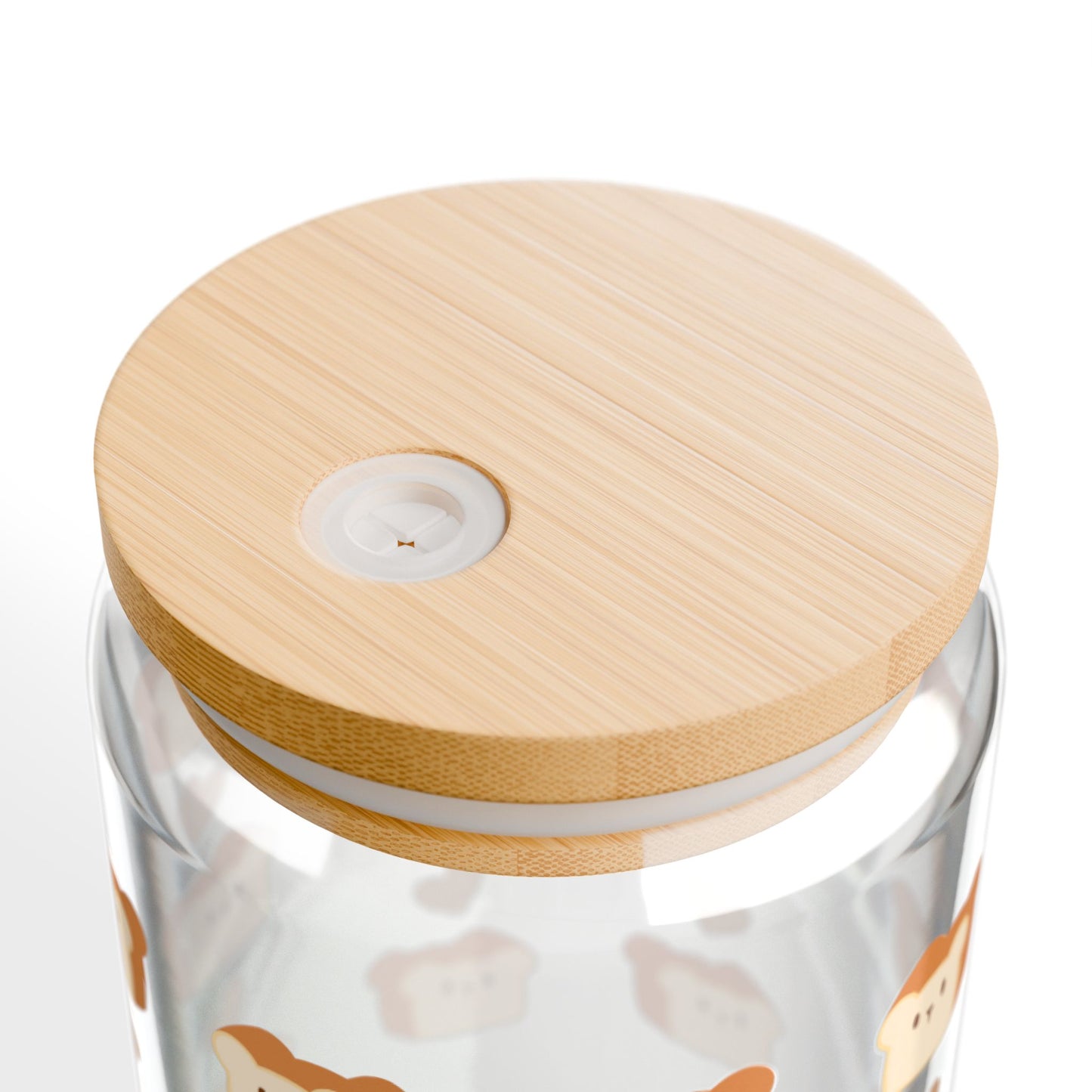 Cute Toast Sipper Glass – 16oz