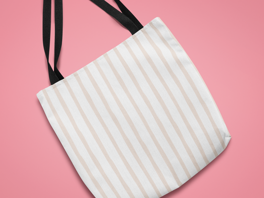 Chic Striped Tote Bag