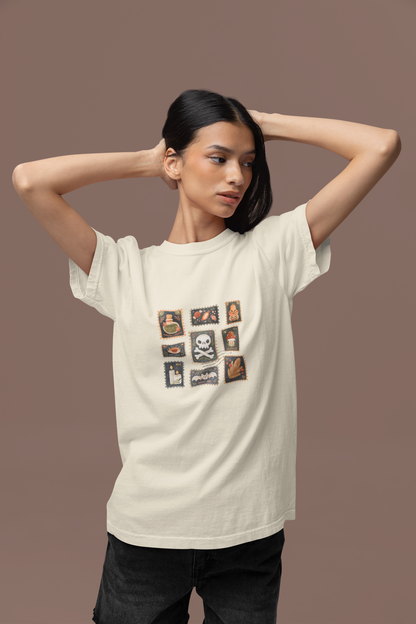 Vintage Halloween Stamps T-Shirt