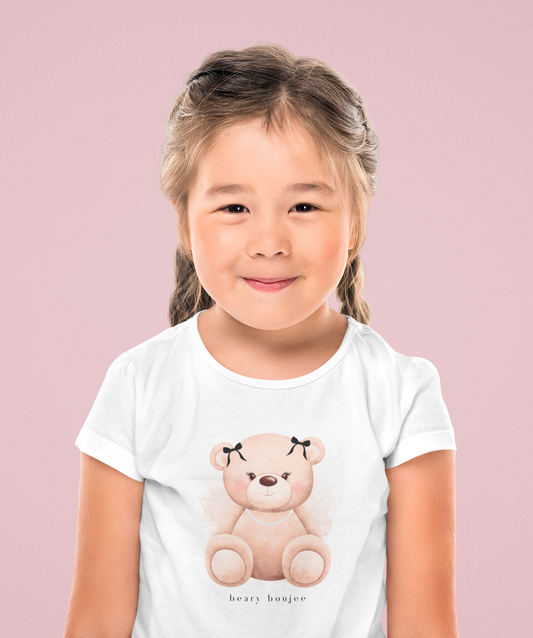 Cute Boujee Bear Toddler T-Shirt