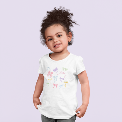 Adorable Bow Print T-Shirt