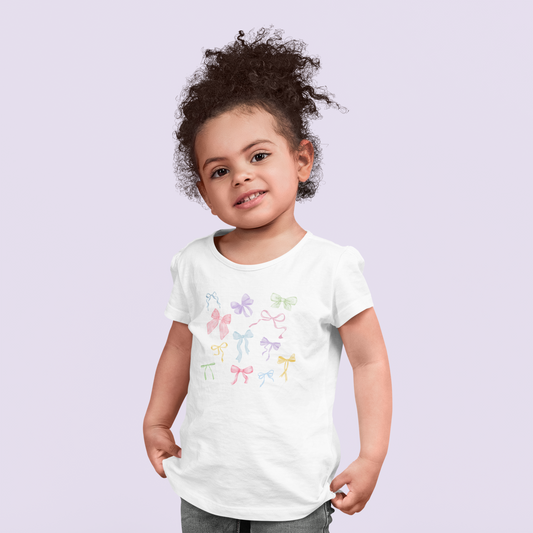 Adorable Bow Print T-Shirt