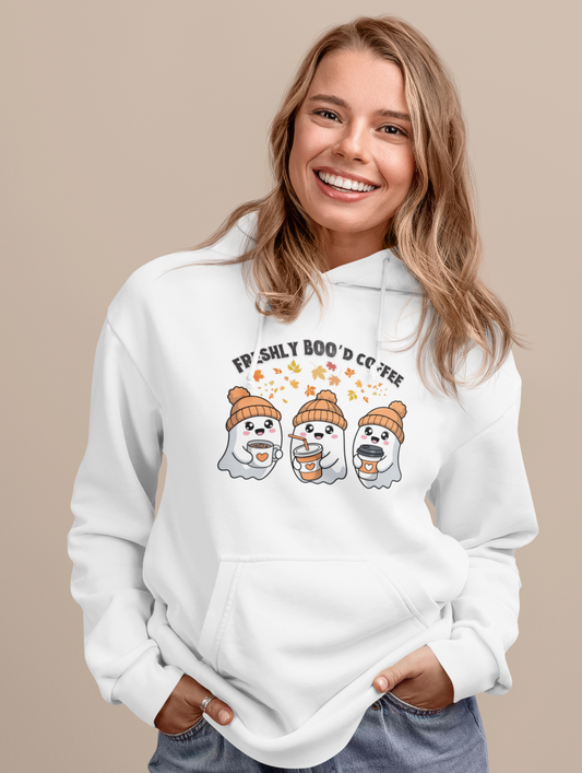 Cute Freshly Boo'd Coffee Hoodie