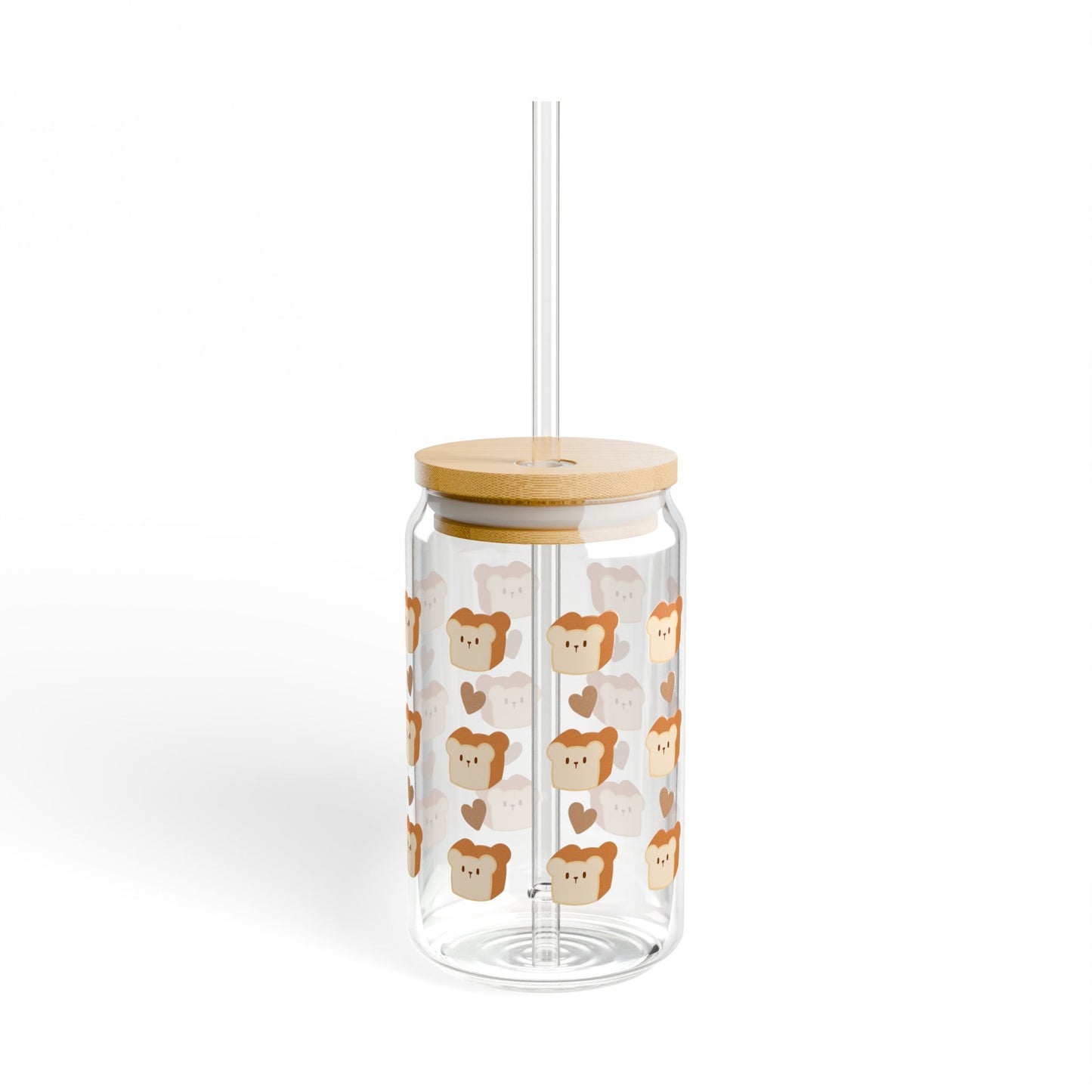 Cute Toast Sipper Glass – 16oz