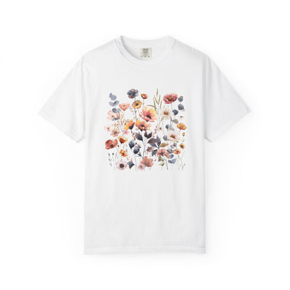Boho Vintage Floral Print T-Shirt
