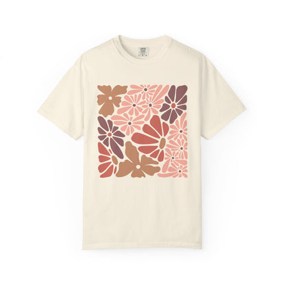 Modern Floral Print T-Shirt