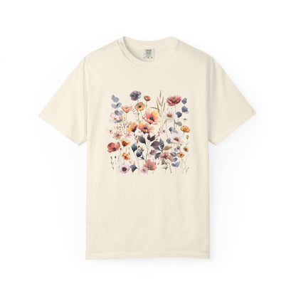 Boho Vintage Floral Print T-Shirt
