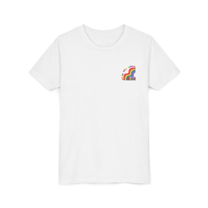 Color Your World T-Shirt for Kids – Rainbow & Crayons Graphic Tee