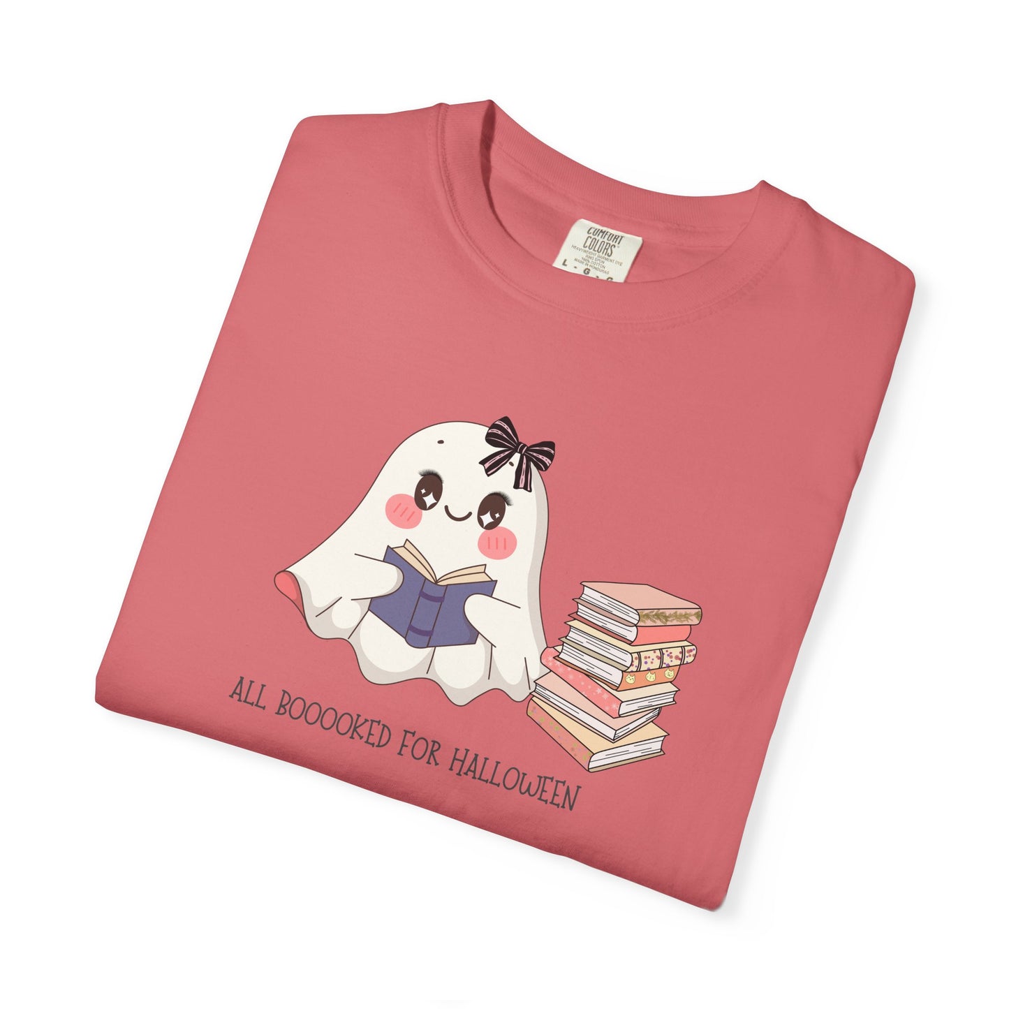 Cute Halloween Ghost Reader T-Shirt